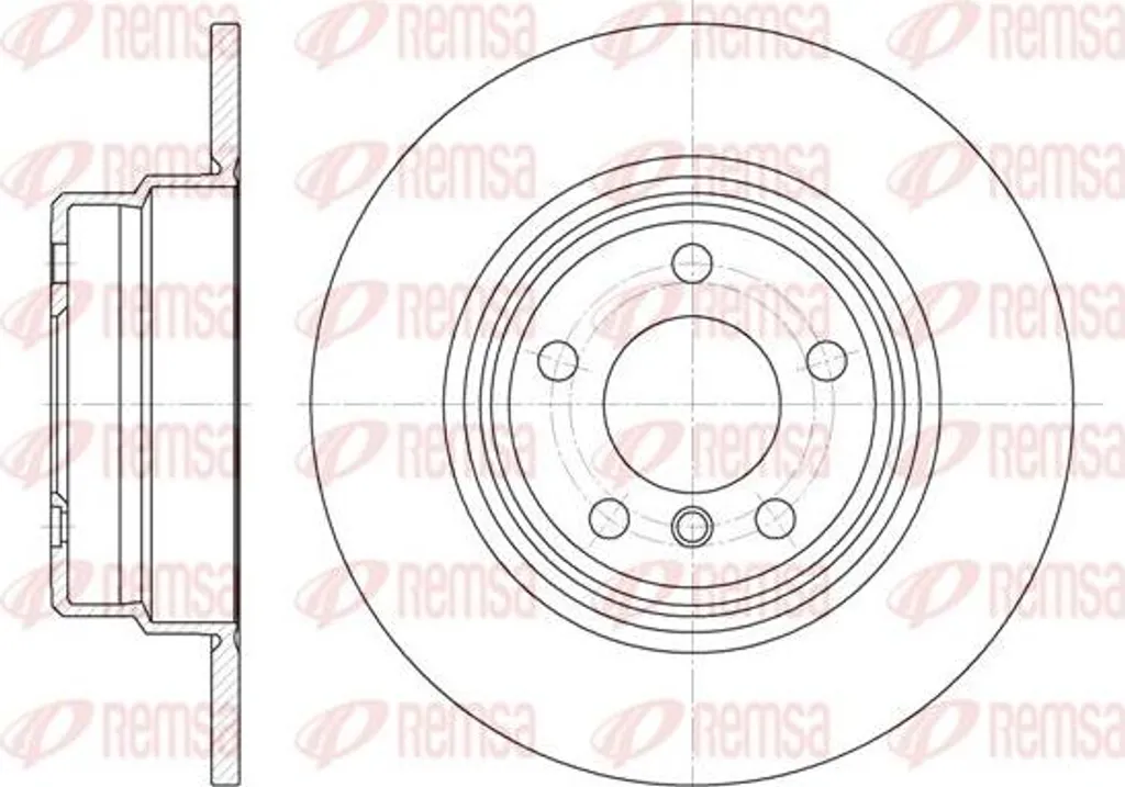 Disque de frein REMSA 6632.00 : stop aux vibrations sur votre BMW X5