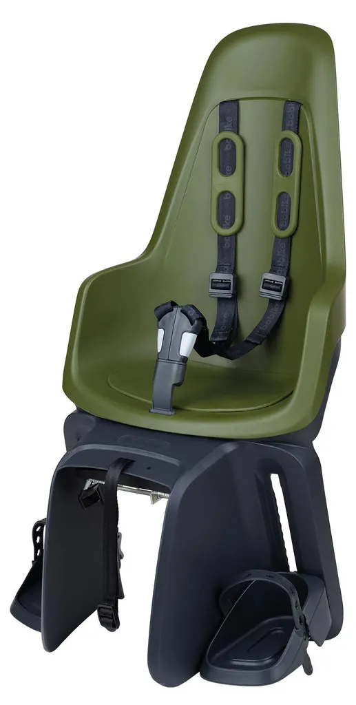 Siège enfant pour vélo électrique Bobike Maxi Go vert olive 9-22 kg