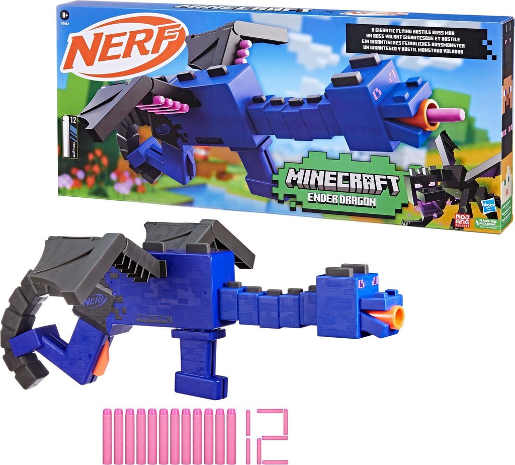 Hasbro Nerf Minecraft Ender Dragon a 12 Nerf Elite pok Obrázok produktu 