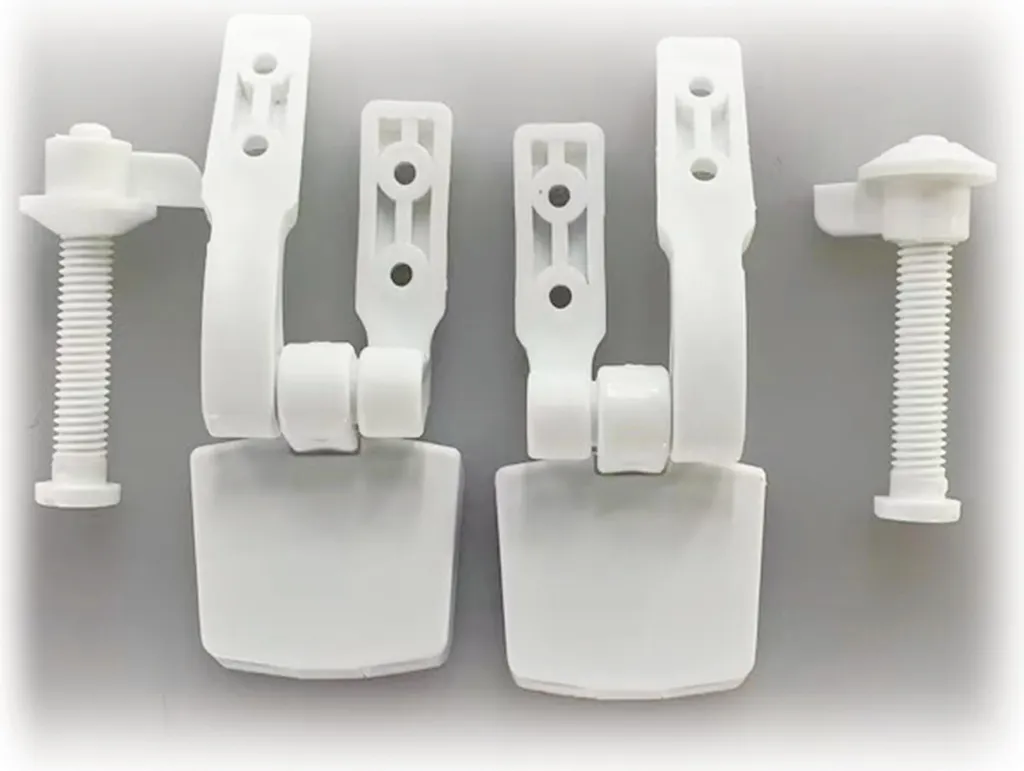 Tavoletta WC MSV Bianca Legno MDF: Robusta con Cerniere Plastica