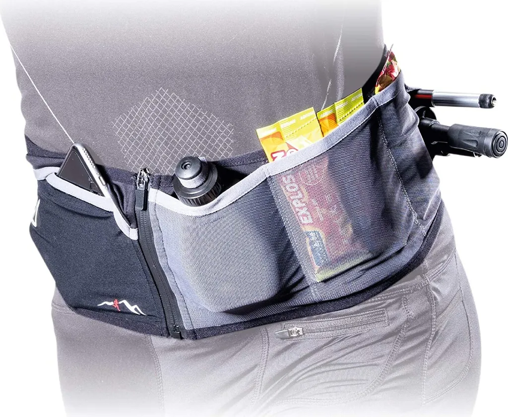 Ceinture de course Trail Sensitive NORTEC noire taille L pour running