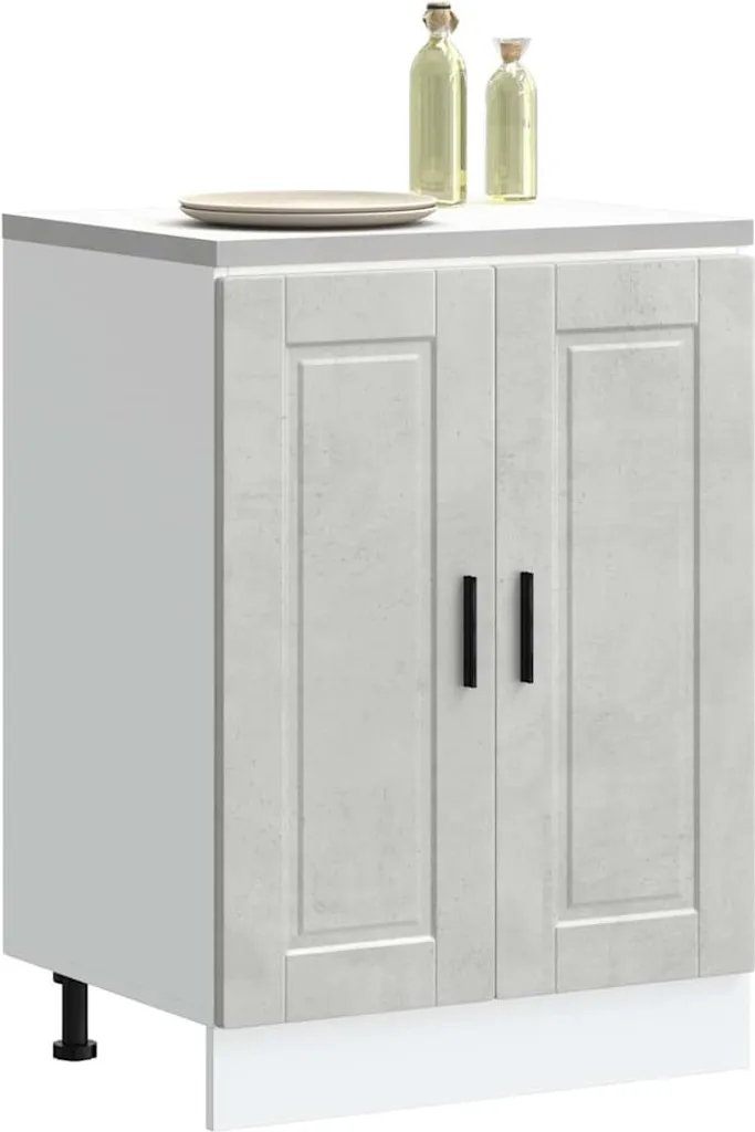 Mobile Base Cucina Design Grigio Cemento Porto | Arredo Moderno 60cm