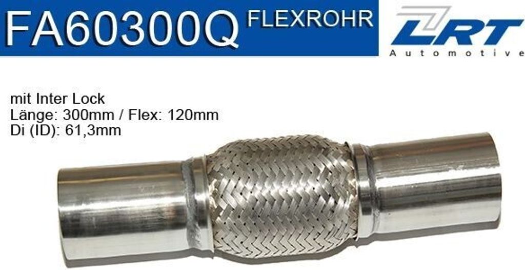 LRT FA60300Q Flexrohr Abgasanlage Auspuffrohr