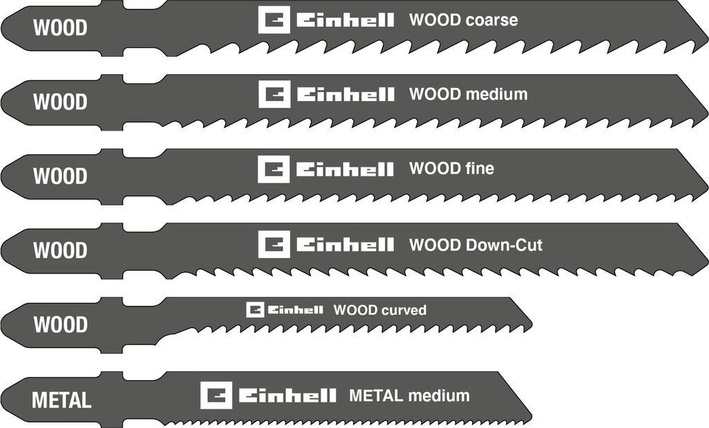 Accessori per seghetti alternativi Einhell Scatola di lame Immagine del prodotto 