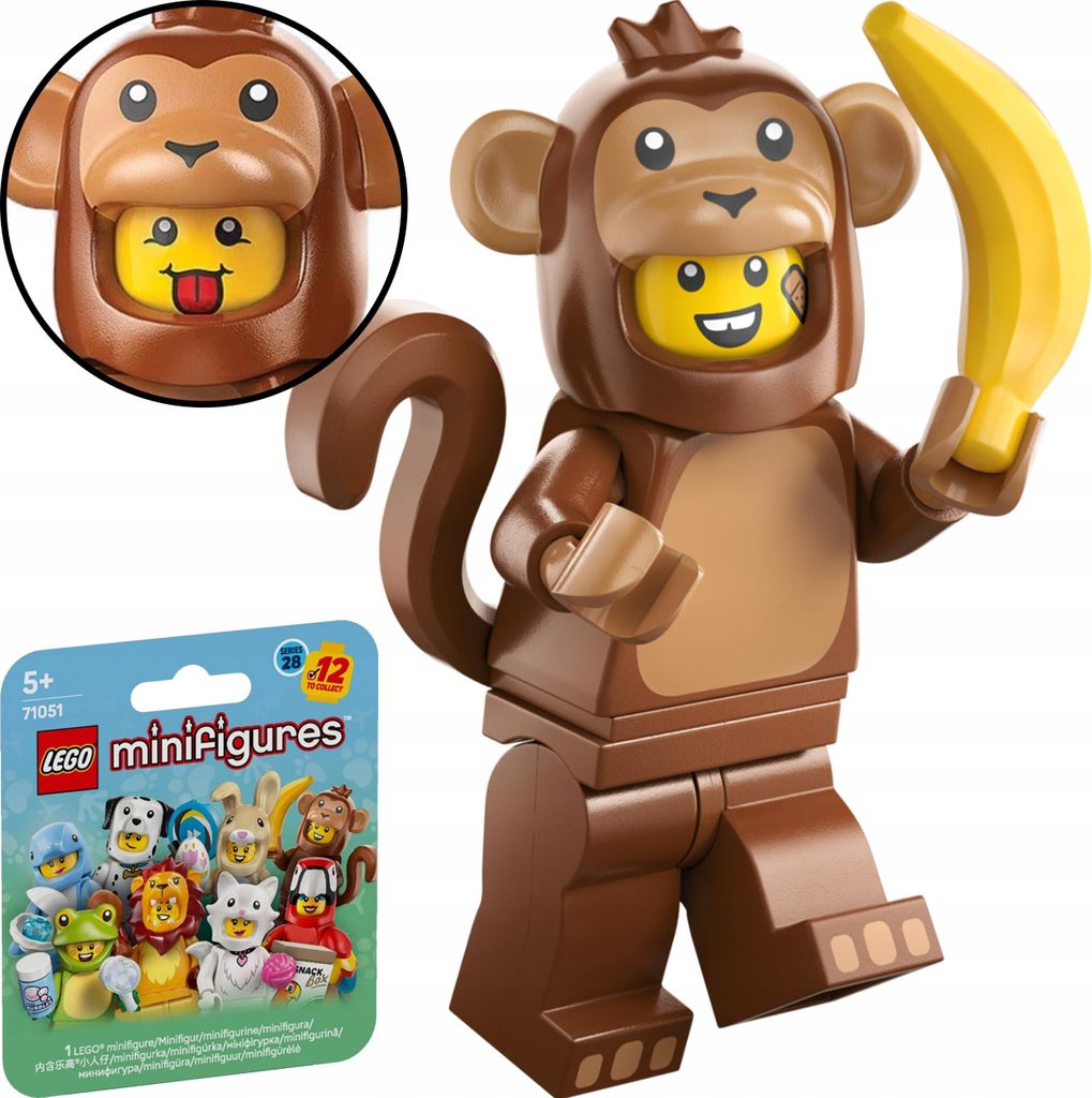 71051 – LEGO Minifigures – Serie 28 – Tiere – AFFENKOSTÜM