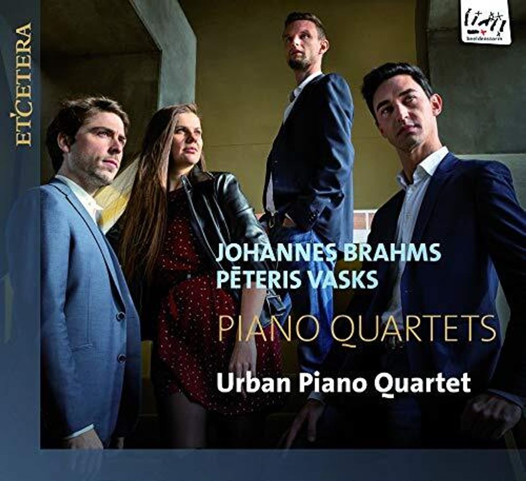 Urban Piano Quartet - Brahms / Vasks Klavierquartette CD