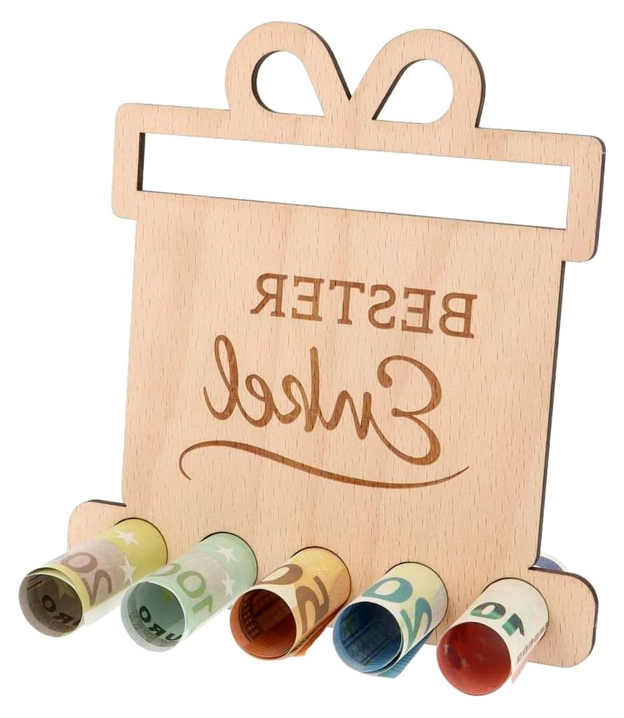 Originelle Geldgeschenke für Enkel | Geschenke aus Holz | Geschenkideen für die Familie