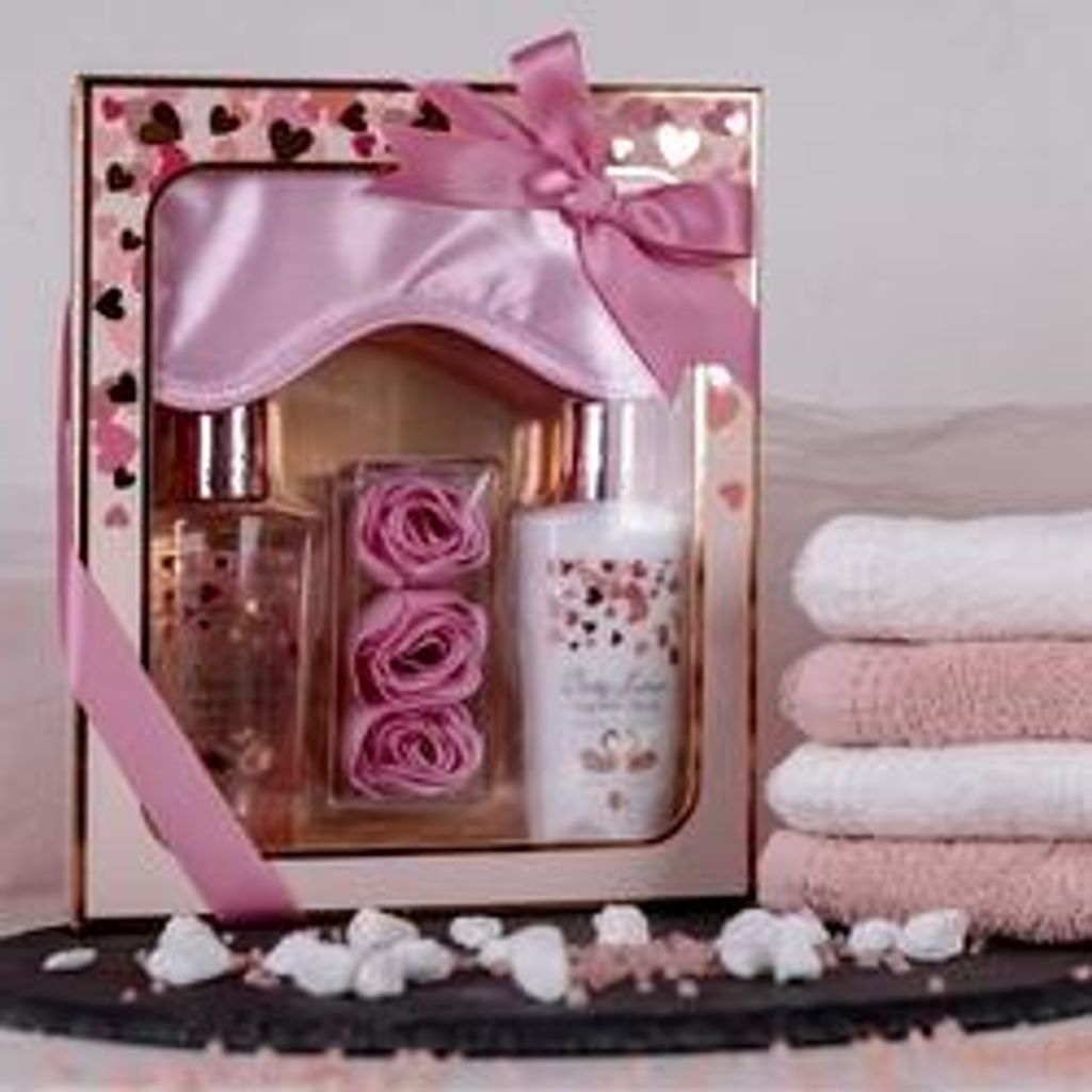 accentra Geschenkset Heart Cascade mit Schlafmaske Produktbild 