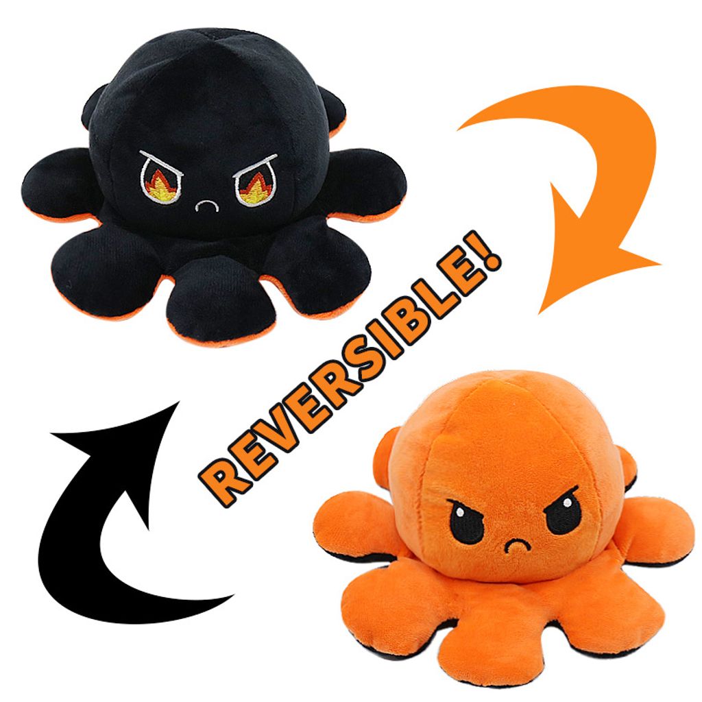 Doppelseitige Flip Octopus Puppe Pluschtier Kaufland De