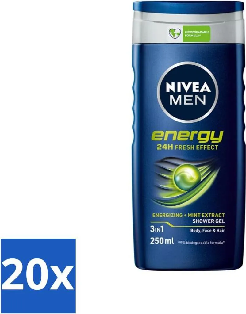 Nivea Men Energy: Il Segreto della Routine Mattutina - Set x20