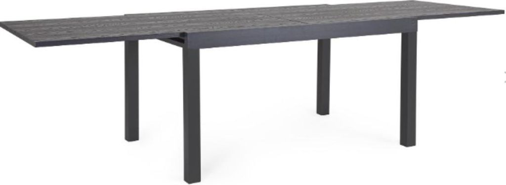 Ein Esszimmer.Tische.Funktionstische im Maß 270 x 90 x 75 aus Aluminium. Farbe Anthrazit