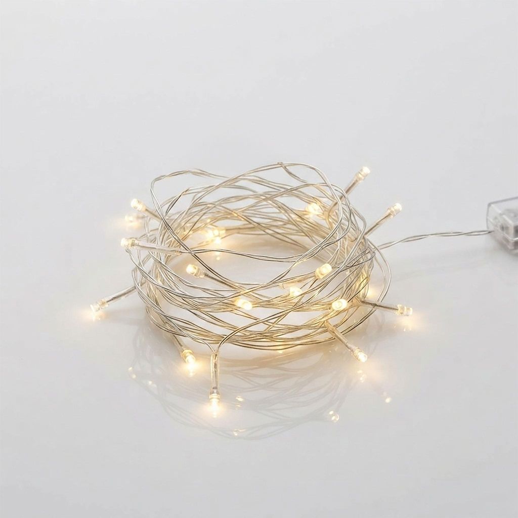 Svetelná reťaz s 20 LED diódami v teplej bielej farbe - 200 Obrázok produktu 