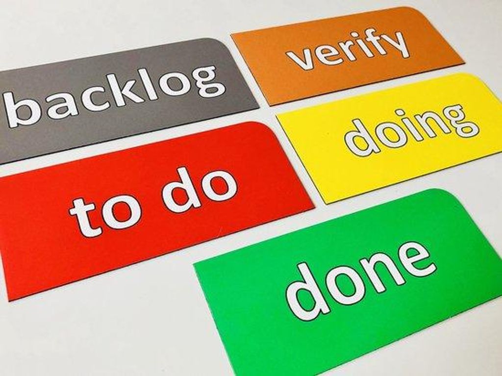 Magnetische Scrum-Platte 5 Felder