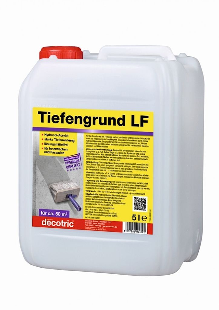 Decotric Tiefengrund LF 5 L Produktbild 