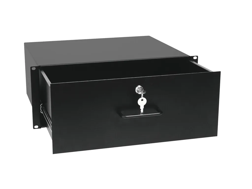 Tiroir Rack 19 Pouces Omnitronic 30100954 pour Rangement de Studio Son