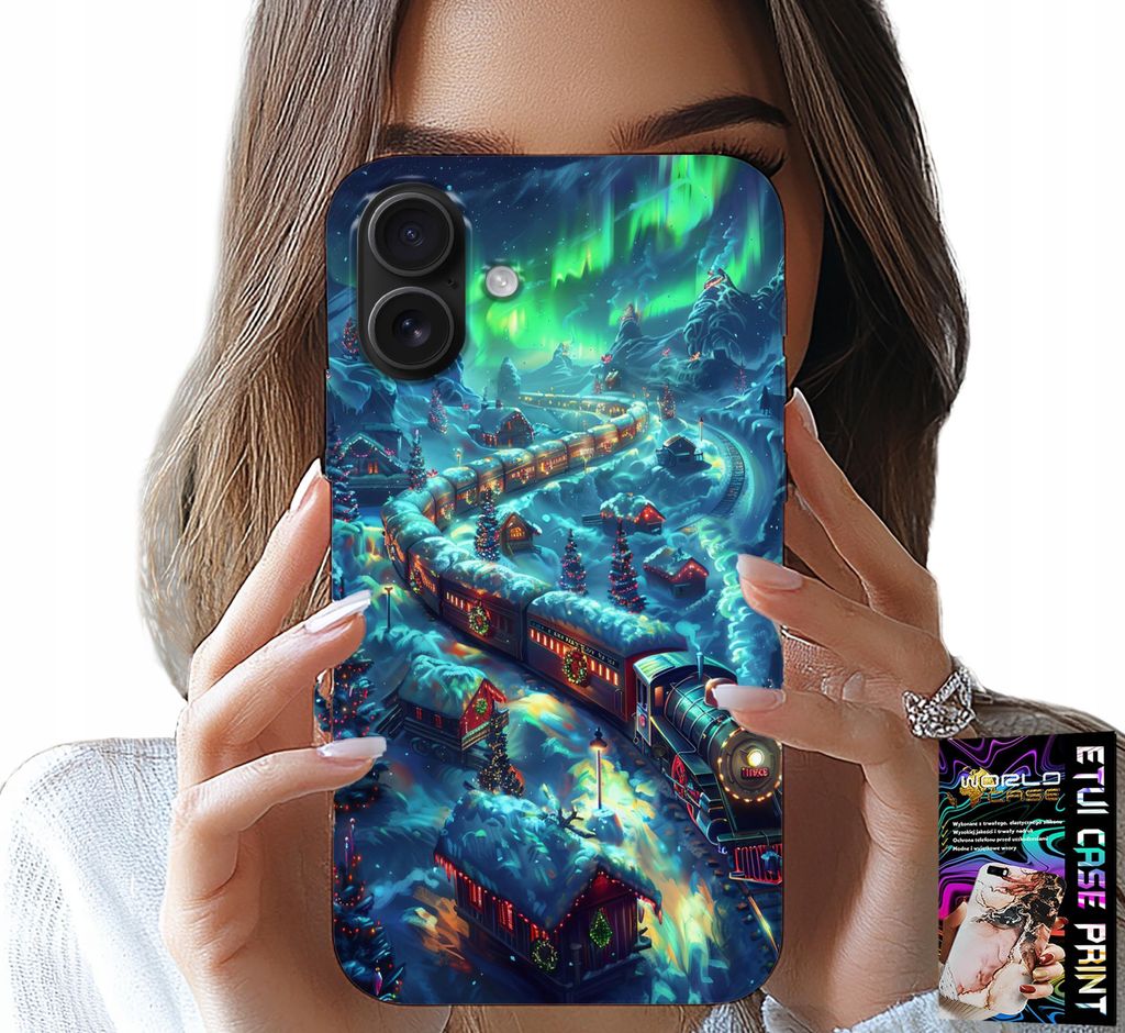 Etui Für Iphone 16 - Zug, Weihnachtsexpress Designs + Glas