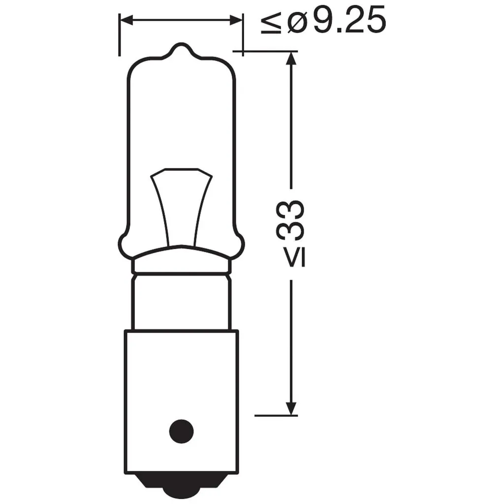 Osram 24V H21W Original Line BAY9s 21W Ampoule de Signalisation pour Camion