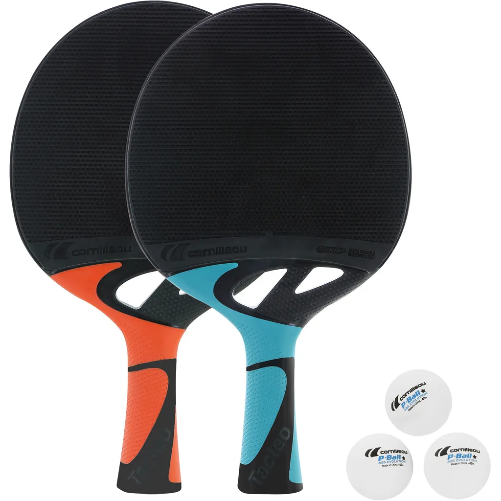 Set de raquettes Cornilleau Tacteo 50 Duo Pack avec trois balles outdoor