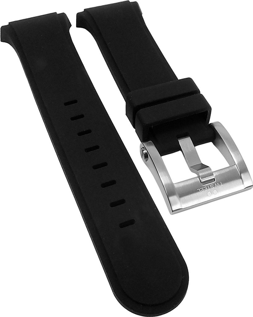 TW STEEL Uhrenarmband Silikon schwarz CEO Tech Gents CEB-4041