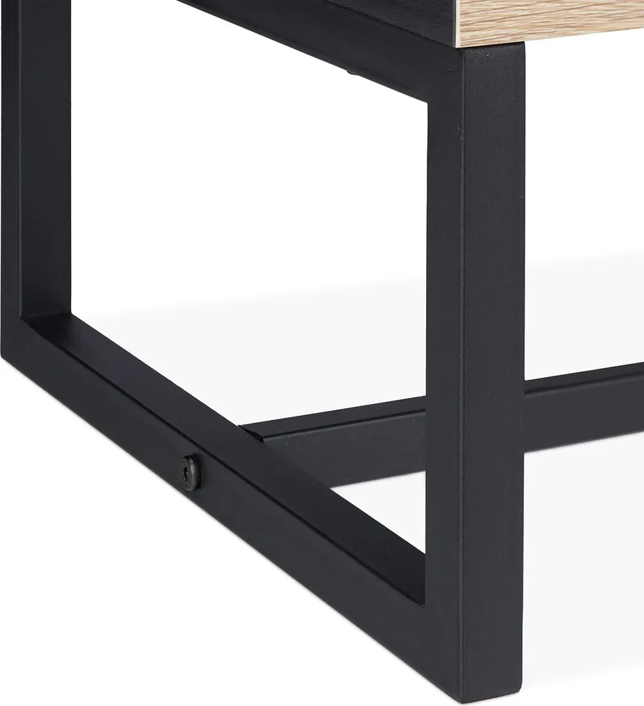 Table de chevet compacte anti-désordre - Table d'appoint avec tiroir - 5
