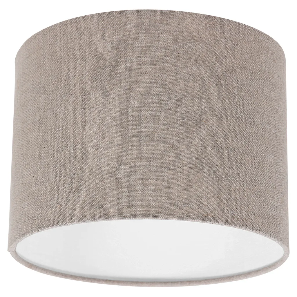 Steinhauer Abat-jour Shade Gris en Lin Ø 20cm E27 - Modèle K3084RS