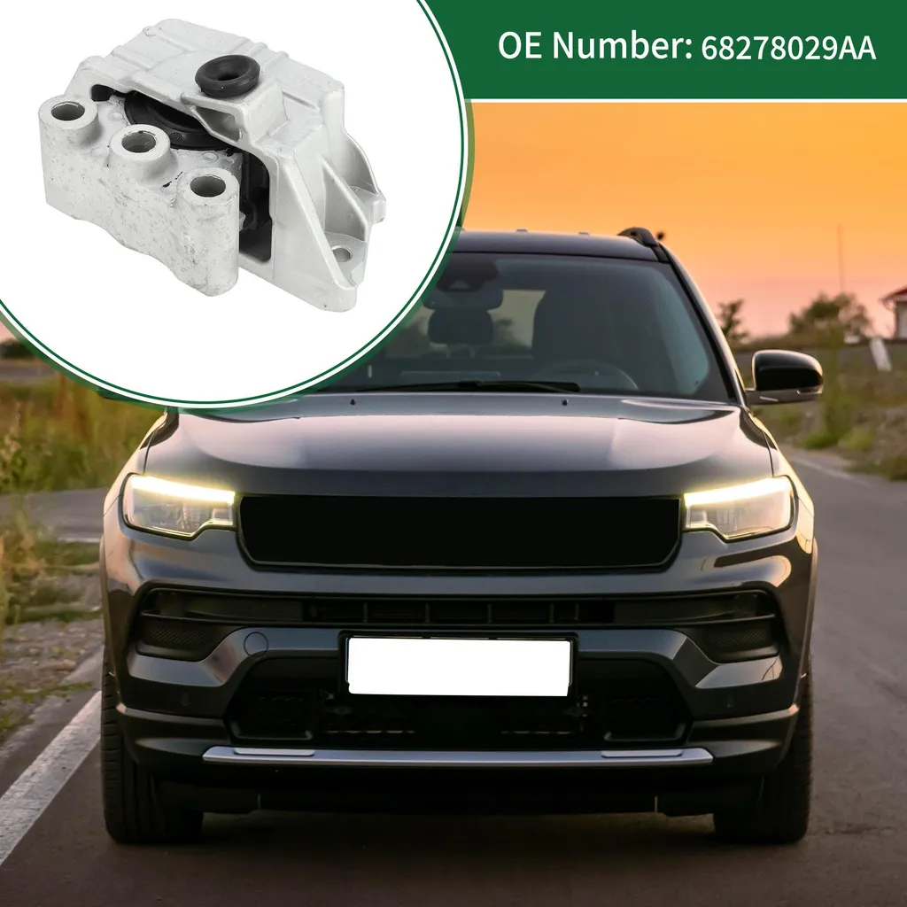 Ensemble de supports moteurs pour Jeep Compass 2017-2020 - Acier Argent