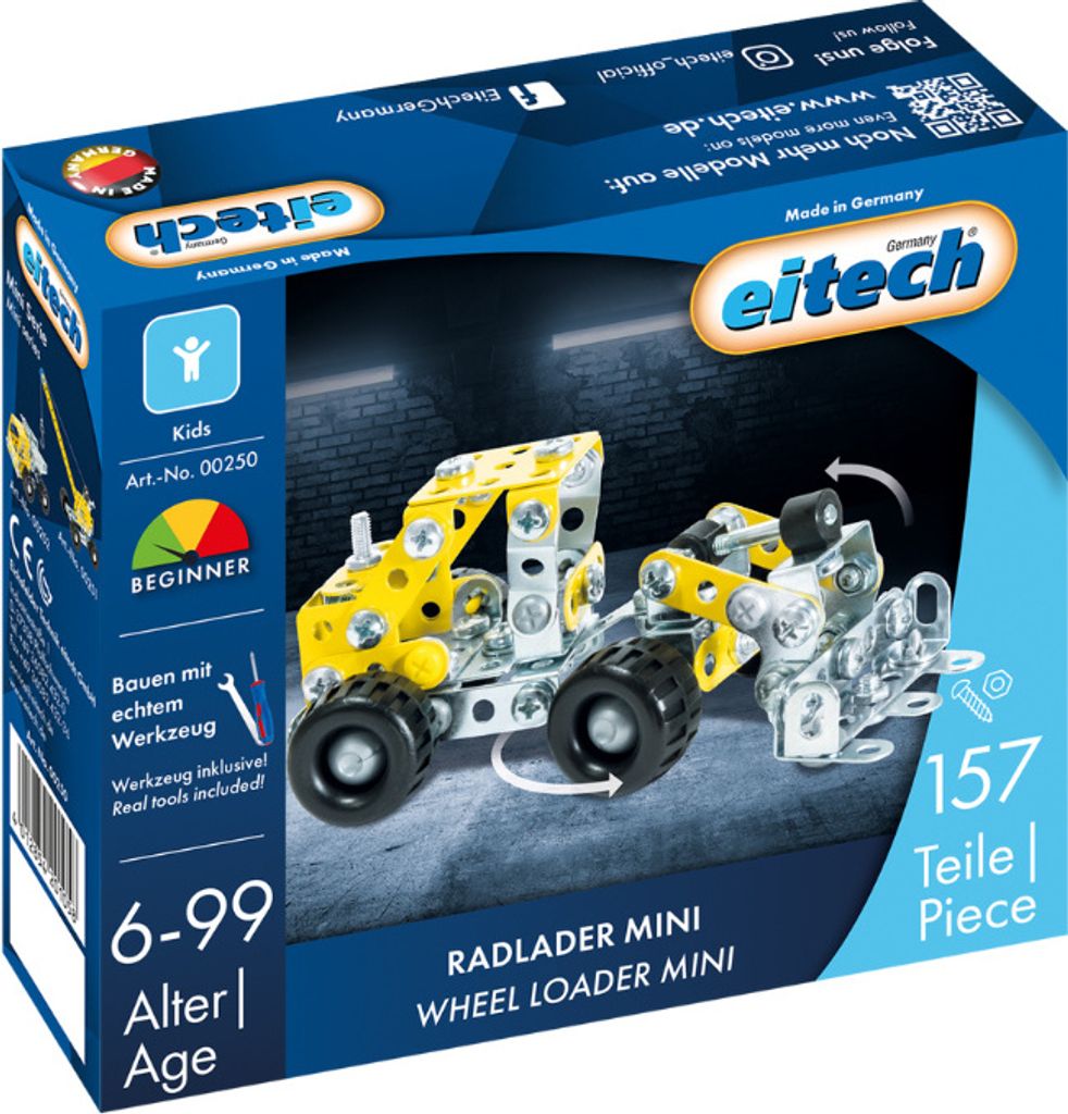 eitech Metallbaukasten 00250 - Radlader Mini