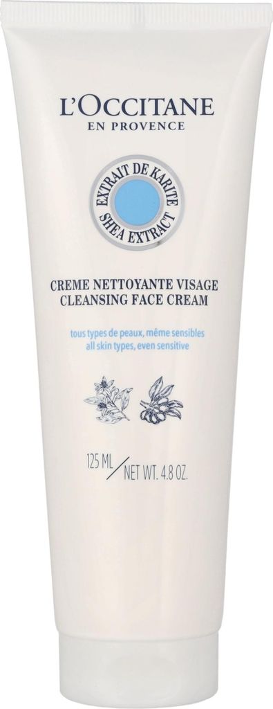 L'OCCITANE Shea Butter Cleansing Cream 125ml Enriched with Shea Butter Vegan & 100% Readily Biodegradable Luxury & Clean Beauty Skin Cleanser for A...