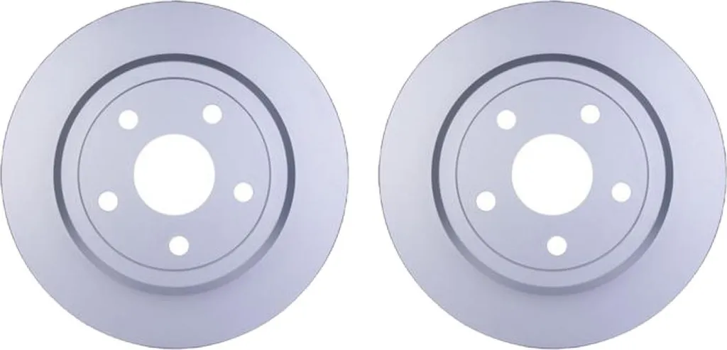 2 disques de frein arrière HELLA pour DODGE DURANGO et JEEP GRAND CHEROKEE