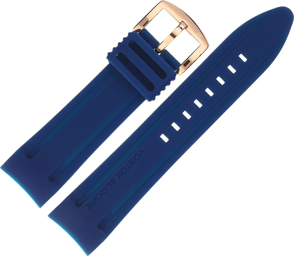 Bracelet de Montre en Silicone Bleu et Rose - Modèle Anchar 9246 Kl
