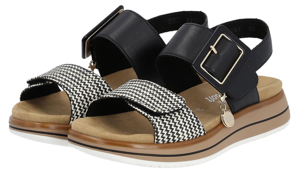 Sandali donna Remonte D1J53-02 schwarz kombi 38 Immagine del prodotto 