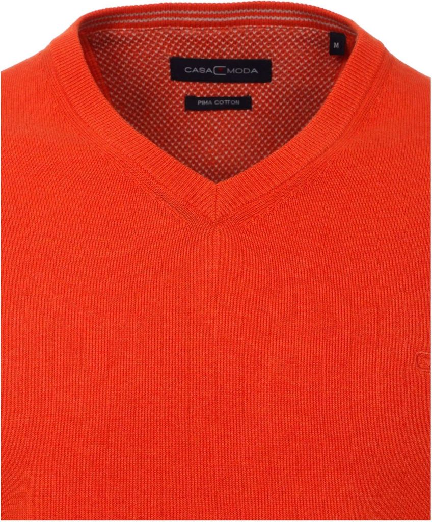 Casamoda - Herren Pullover mit V-Ausschnitt in verschiedenen Farben (004430), Größe:L, Farbe:Gelb (543)