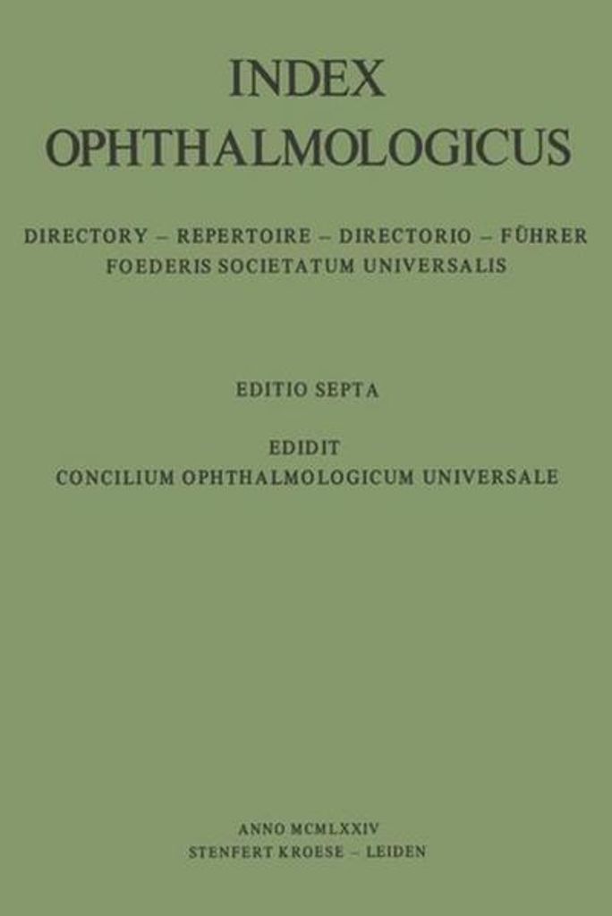Index Ophthalmologicus