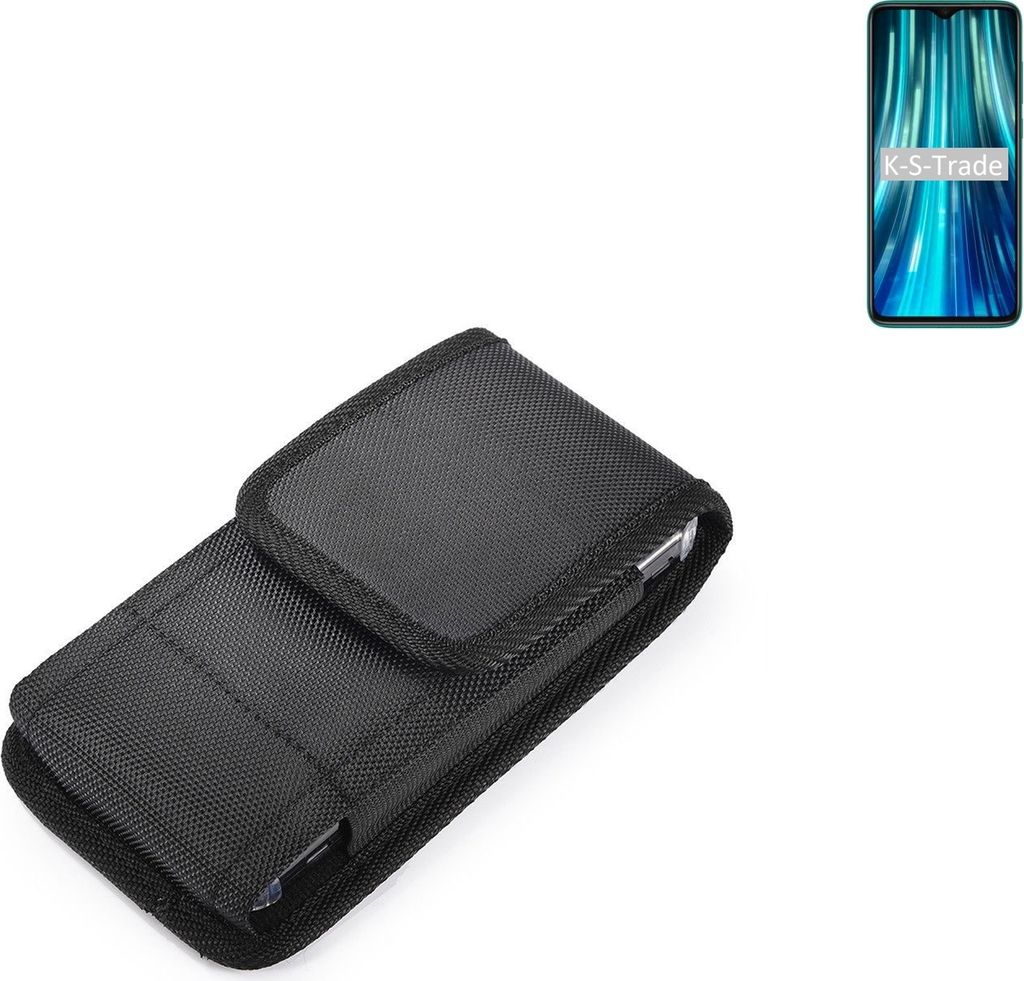 Holster Gürteltasche kompatibel mit Xiaomi Redmi Note 8 Pro Holster Gürtel Tasche wasserabweisend Handy Hülle Schutz Hülle Outdoor schwarz