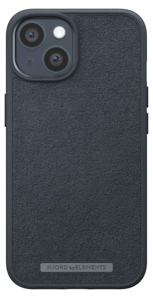 Njord byELEMENTS Suede Comfort+ Case - iPhone 14 Plus - Black, Cover, Apple, iPhone 14 Plus, 17 cm (6.7"), Schwarz