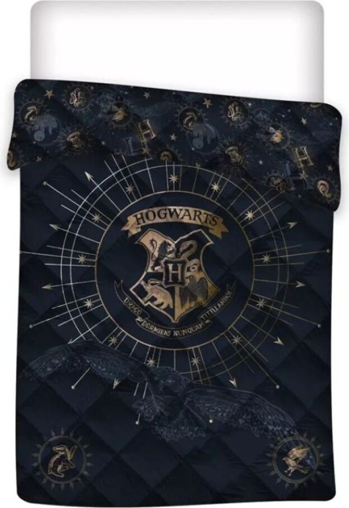 Harry Potter Compass gesteppt Überwurf, Bettdecke 140x200cm
