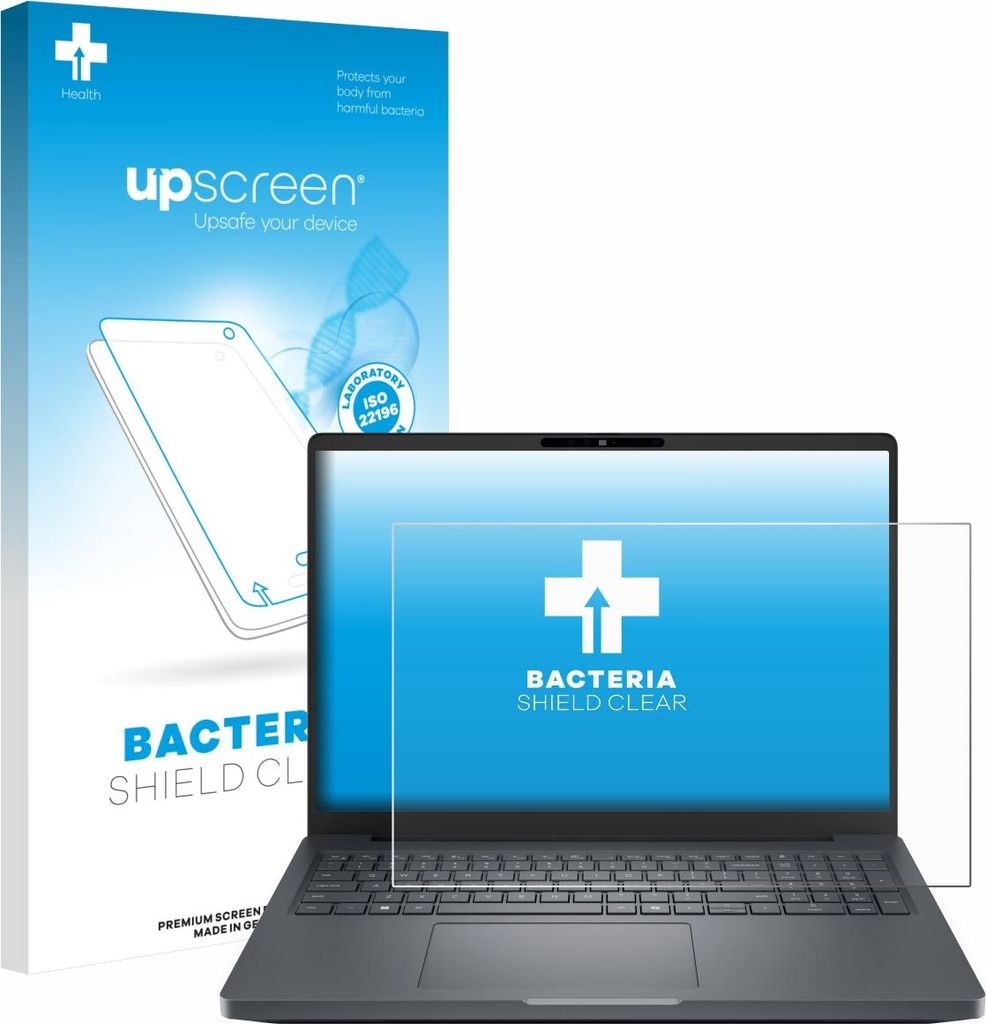 upscreen Schutzfolie für Dell Pro Max 16 Plus Displayschutz Displayschutzfolie Folie Klar antibakteriell