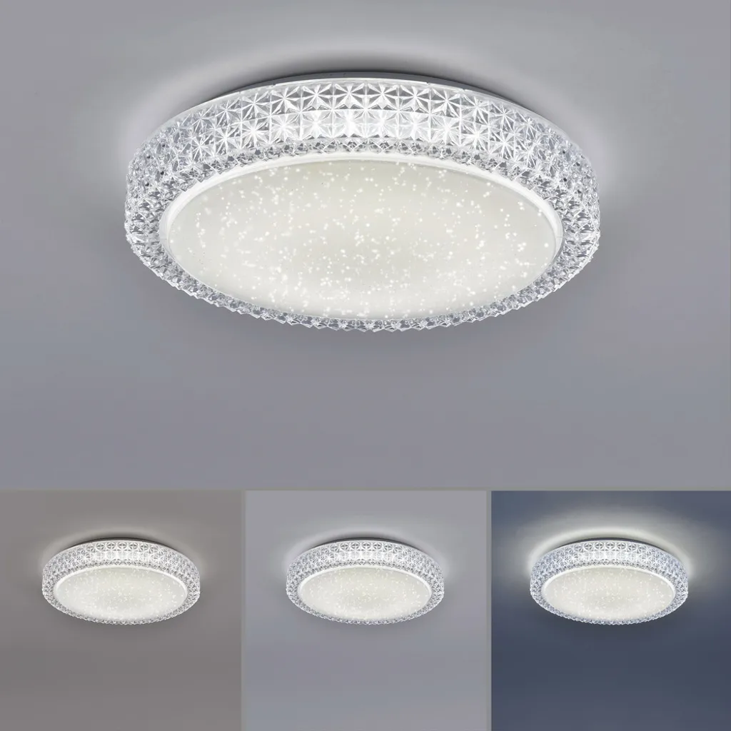 Lampada LED Soffitto 40cm Effetto Stelle | CCT Bianco Caldo/Freddo - 13