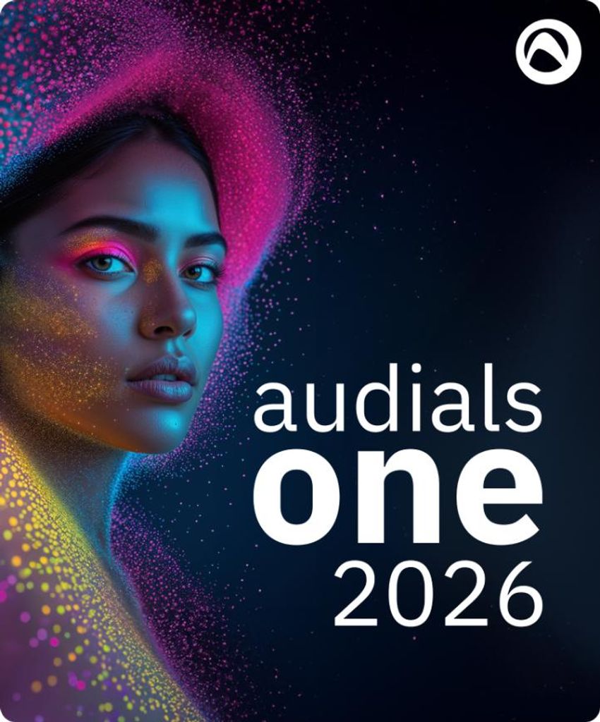 Audials One 2026 Standard / 1 PC / Dauerlizenz / Karte mit Produktbild 