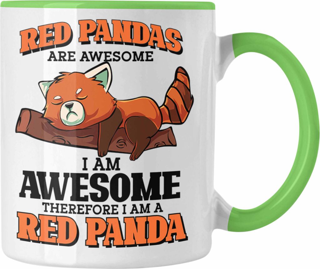Trendation - Lustige Roter Panda Tasse Spruch Geschenk für Produktbild 
