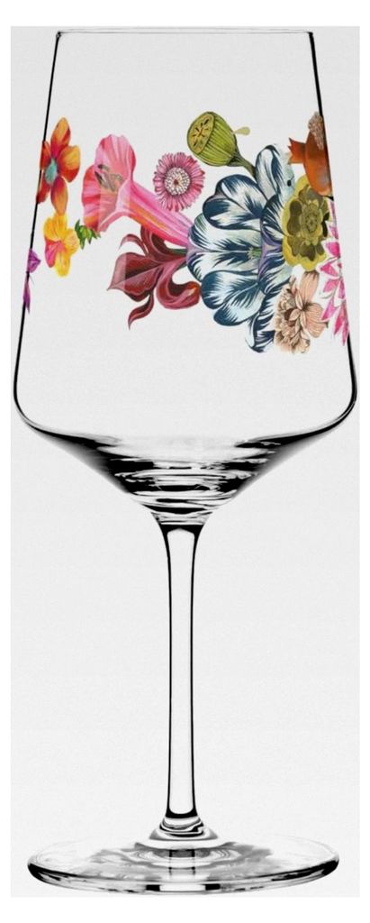 Aperitifglas 500 ml – Serie Sommertau – Motiv Nr. 6 mit Pflanze & Baum – Hergestellt in Deutschland