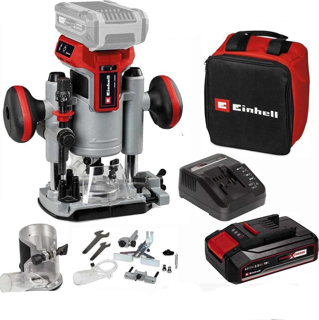 Einhell Professional 18V Oberfräsen-Kantenfräsen-Set TP-RO Produktbild 
