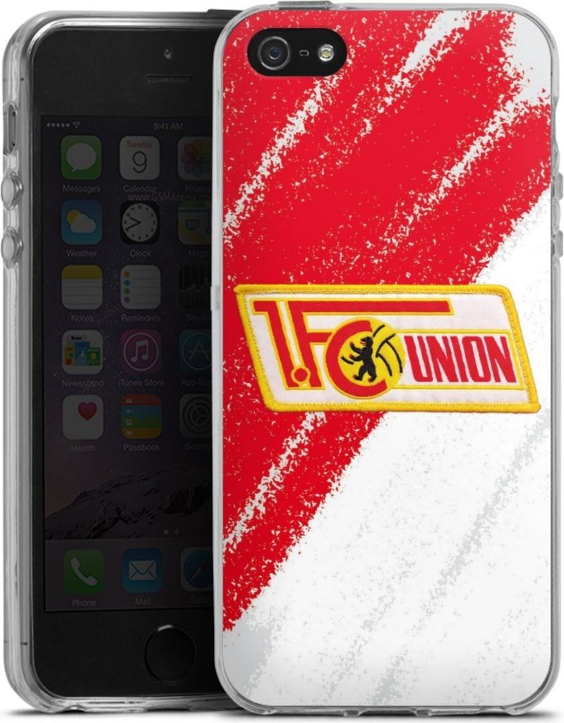 DeinDesign Handyhülle für Apple iPhone 5s Silikon Hülle Case Smartphone Schutzhülle 1. FC Union Berlin Logo Offizielles Lizenzprodukt