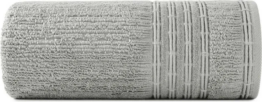Asciugamano Romeo Acciaio 50x90 Eurofirany Spugna Lusso 500g/m2