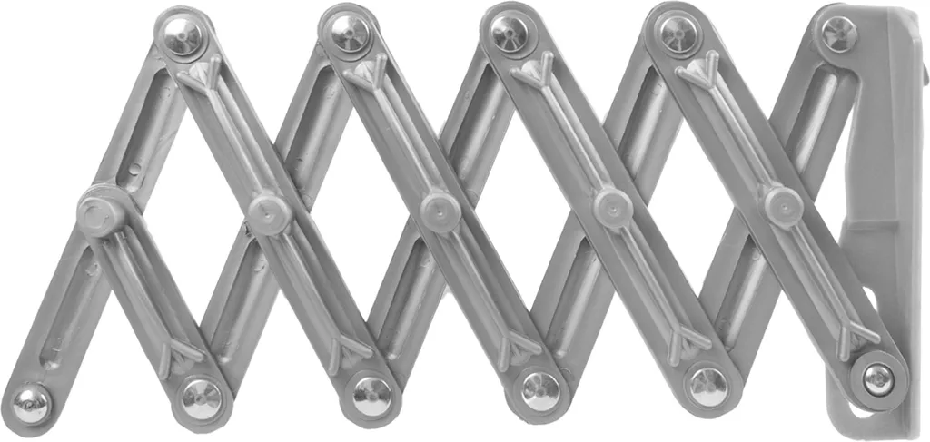 Asciugatrice a Muro Pieghevole Argento 60 cm | Acciaio Inox Salvaspazio - 3
