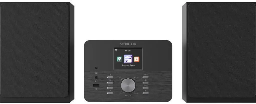 Micro-chaîne Bluetooth Sencor SMC 5100WDB pour Salon et Bureau 60W RMS