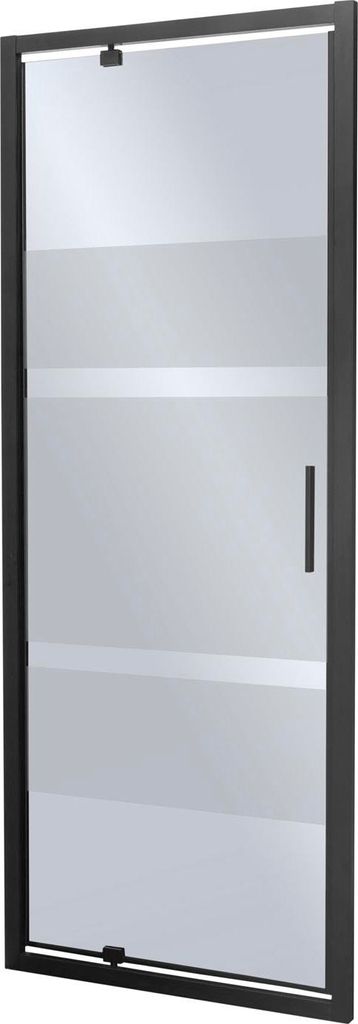 Kerra Tomar DR 80 Duschtür zum Öffnen 80x190 graphit mit Produktbild 