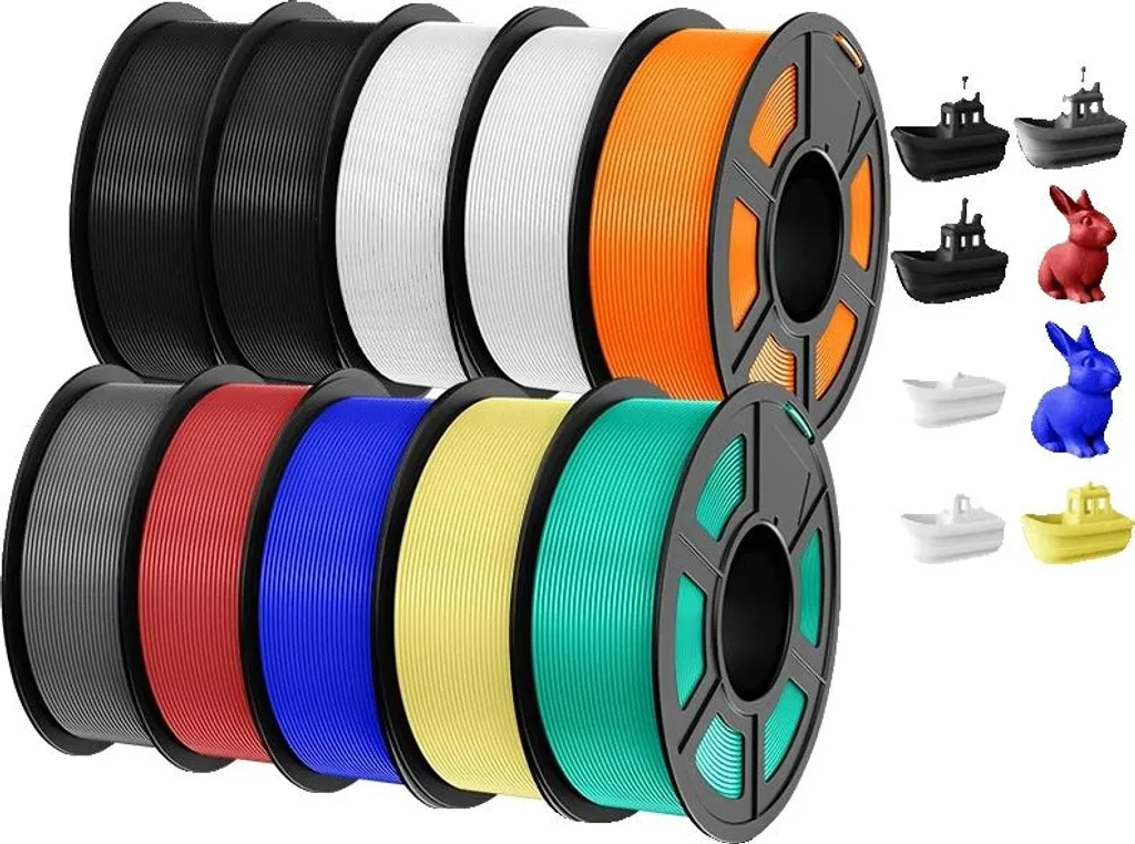 Recharge filament PETG écologique 1,75mm haute ténacité série 10MIX 08