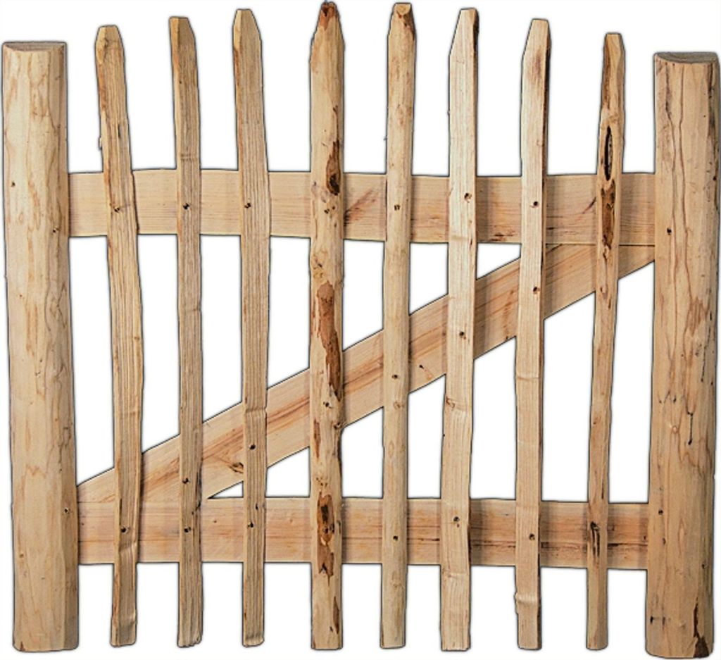 Lattenzauntor 1,2x1m Abstand 8-10cm für Staketenzaun Gartentor Forte Zauntor