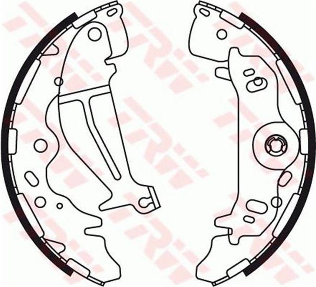 Trw Bremsbackensatz Hinterachse GS8774